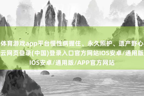 体育游戏app平台慢性病握住、永久照护、遗产野心成了履行课-开云网页登录(中国)登录入口官方网站IOS安卓/通用版/APP官方网站