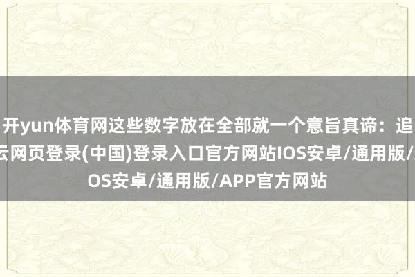 开yun体育网这些数字放在全部就一个意旨真谛：追觅有底盘-开云网页登录(中国)登录入口官方网站IOS安卓/通用版/APP官方网站