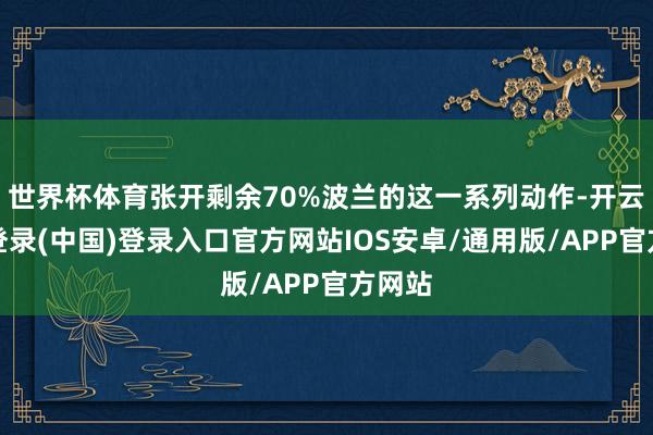 世界杯体育张开剩余70%波兰的这一系列动作-开云网页登录(中国)登录入口官方网站IOS安卓/通用版/APP官方网站